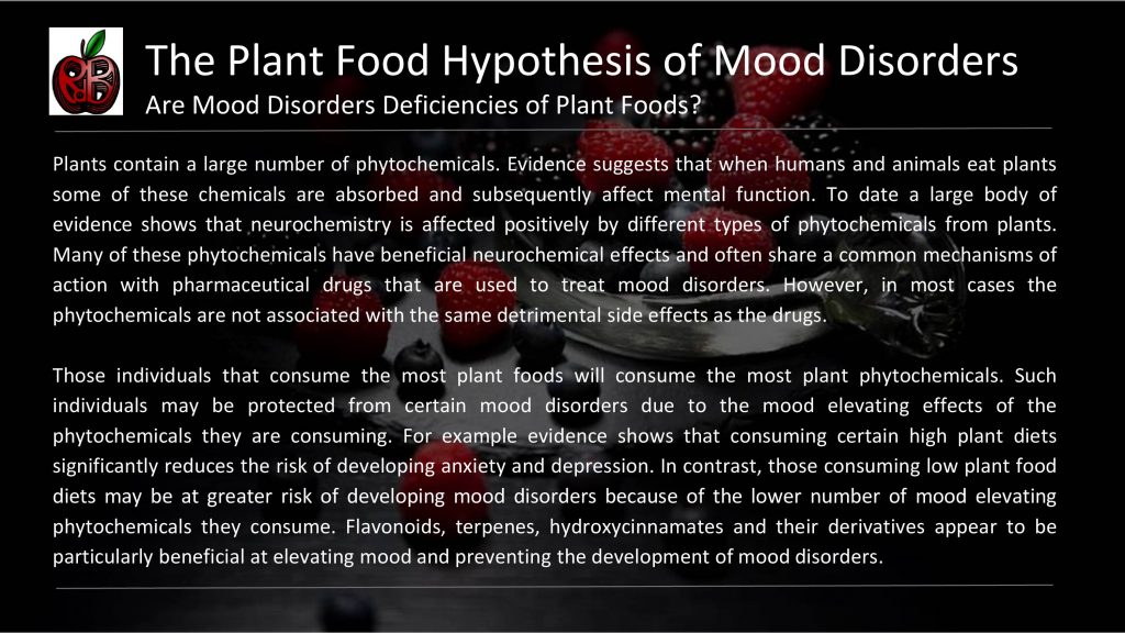 plant foods anxiety depression