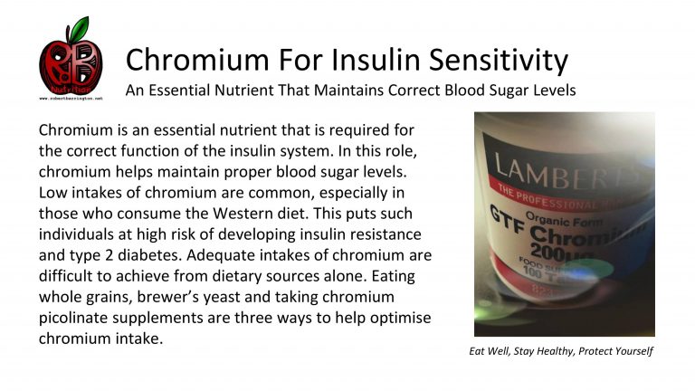 cinnamon and chromium for insulin resistance